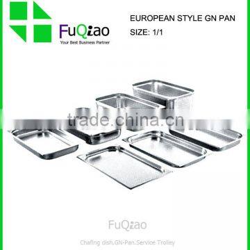 1/1 Size European style stainless steel GN PAN for hotel                        
                                                Quality Choice