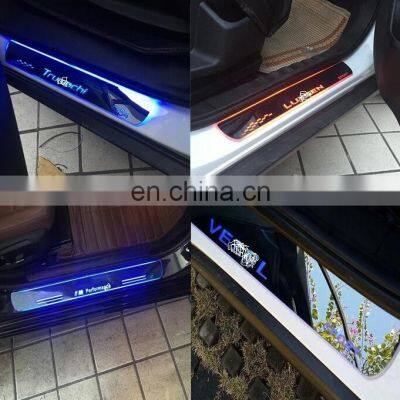 Led Door Sill Plate Strip Welcome Light Pathway Accessories for Mercedes Benz Smart 451 Dynamic Sequential Style