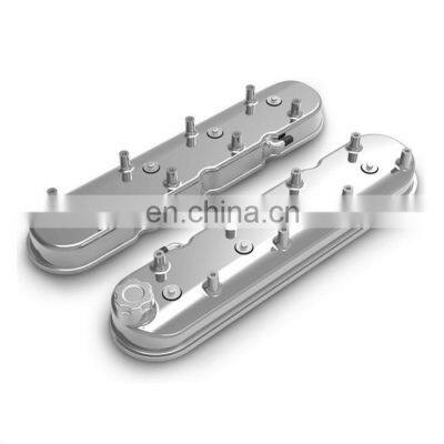 Polished Aluminum Tall LS Chevy Valve Covers LS1 LS2 LS3 LS6 photo-3