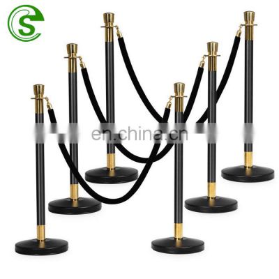 Railing stand queue barriers retractable queue stand