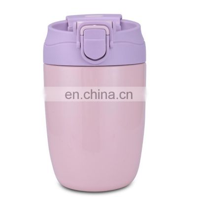 Eco-friendly portable insulated vacuum bottle straw bottle with custom logo