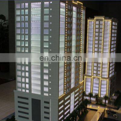 Modern Large Office Building Model Design, Landscape Planning Miniature Building Model