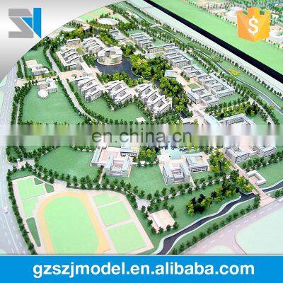 modern Fudan University building model , well design architectural 3d modeling miniature