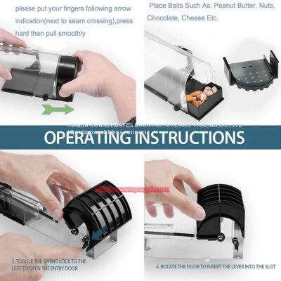 Indoor Humane Live Catch High Sensitive Rat Rodent Control Mouse Trap Cage photo-2