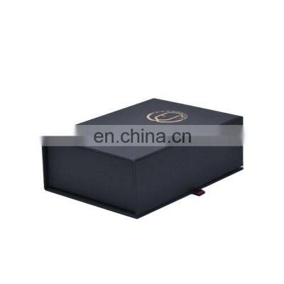 Custom Logo Paper Gift Box Packaging Storage Luxury Black Book Style Cardboard Paper Perfume Box Cases photo-5
