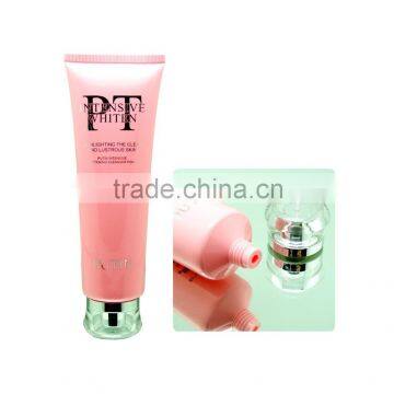 40mm New bright beautiful colors cosmetic soft tube with clear screw cap acrylic tube caps wengu