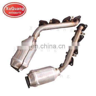 XUGUANG OEM quality direct fit three way exhaust manifold hot sale catalytic converter for Toyota lexus  GX460 OLD MODEL