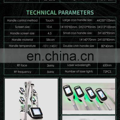 2022 Hot Sale 5 Handles 360 Fat Freezing Lose Weight Fat Freeze Machine Fat Freezing Machine Cryolipolysis Slimming Machine photo-5