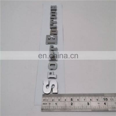 High Quality ABS Customized Chrome Letter Sticker Car Emblem Badge