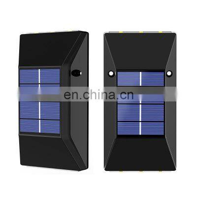 Outdoor Solar LED Lamp Smart Waterproof Porch Wall Lights For Balcony Courtyard Garden Wall Light