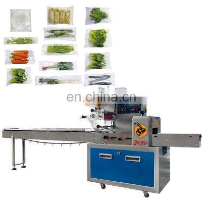 Automatic vegetable flow packing machine Horizontal Packaging Machine flow packing machine