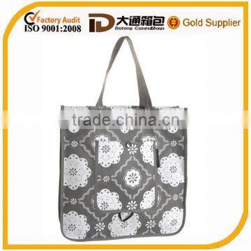 Cheap wholesale folding fabric shopping bag