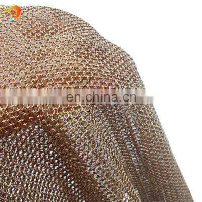 Decorative Metal Ring Mesh Curtain For Hotel/bar/office Partition product