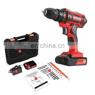 12/18/36V Household hardware tools Multifunction Lithium battery Electric Cordless Impact drilling machines Set Power Drill