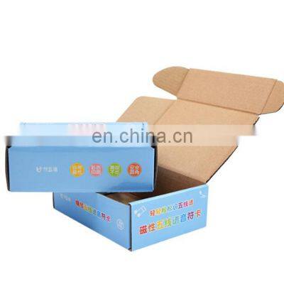 Folded Corrugated Paper Cardboard Clothing Shoes Packing Custom Printed LOGO Marbling Luxury Shipping Packaging Paper Box photo-3