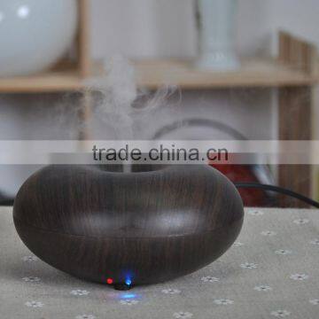 Ultrasonic Ion Humidifier Purifier Aroma Air Aromatherapy Essential Oil Diffuser Ionizer Dark Wood Grain Apple Version photo-5