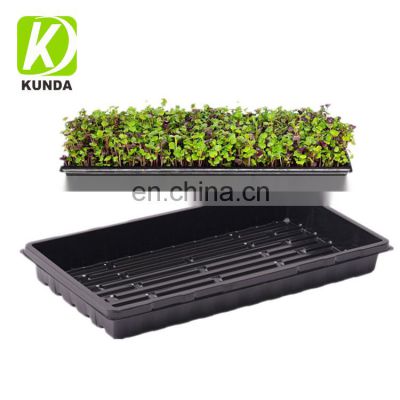 Heavy Duty Seeds Germination and Vegetable Nursery Seed Starter Trays with Water Drainage Holes