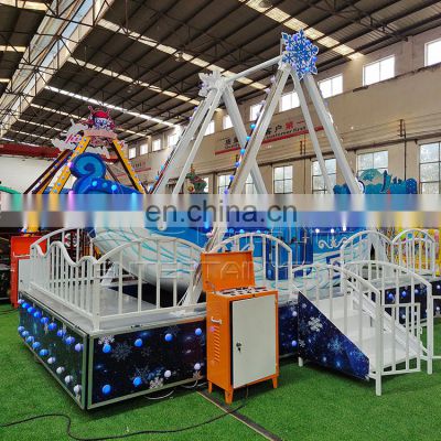 Kiddie carnival rides commercial fairground kids entertainment machines outdoor mini pirate ship for sale