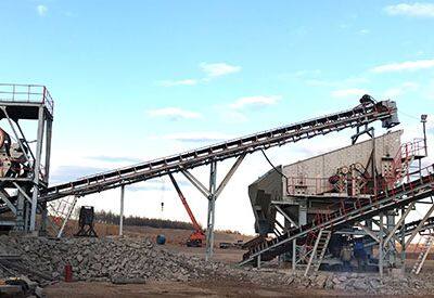 Double Deck Rotary Vibrating Screen Plant Used For Gold Ore