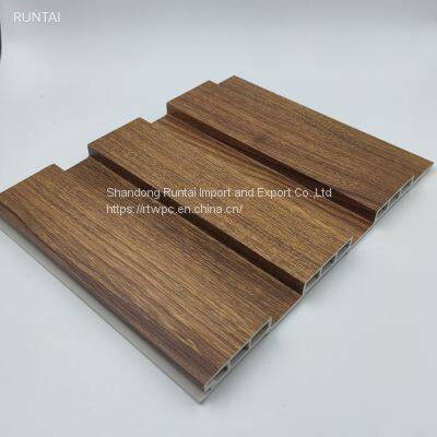 WPC panel wooden grain wpc wall panels designs    195MM -12MM   Not less than 730g/meter