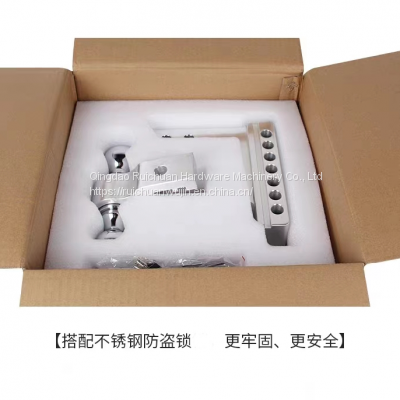 Off-road Hardware Factory Direct Export Quality Aluminum Alloy 2.5 Inch Trailer Arm Porous High Strength Double Ball Trailer Arm photo-3