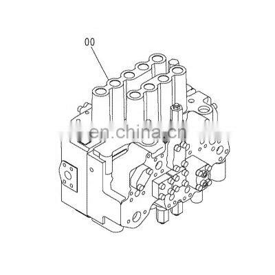 ZX200-5G Hydraulic Main Control Valve MCV Control Valve 4606144 4398652