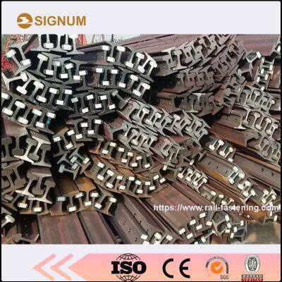 GB Standard P60 Railroad Steel Rail Track for Train