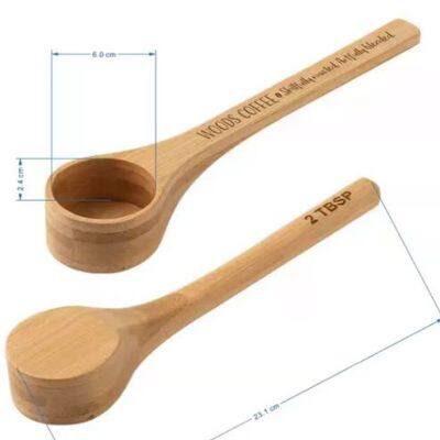 Wholesale Bamboo Measuring Spoons,kitchen Cooking Spatula Set,Christmas Gift for Lover photo-2