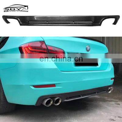 F10 HarMan Style Carbon Fiber Rear Diffuser Rear Bumper Lip For BMW 5 Series F10