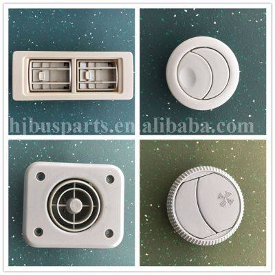China Large Stock Use For Kinglong Higer Daewoo Zhongtong Golden Dragon Air Conditioning System Bus Air Vent Outlet