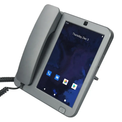 House Office Sim Card Fixed Wireless Phone Android WiFi Bluetooth Hotspot 8inch Screen Cordless Android Desk Phone photo-2