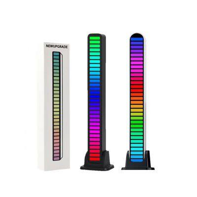 RGB Pickup Rhythm Lights Rechargeable Voice Control LED Music Sync Light Car Pickup Lamp Rhythm Light photo-6