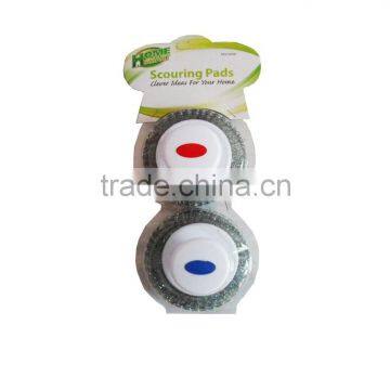 High quality and cheap stainless steel scourer/sponge/cleaning ball for Kichen                        
                                                Quality Choice