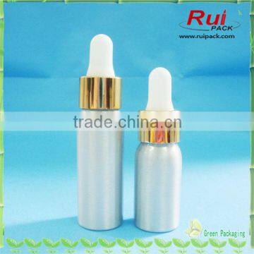 e cig dropper bottles 15ml aluminum dropper bottle with glass dropper and child proof seal