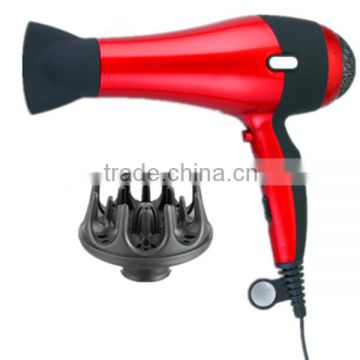 2200W low noise ionic professional hair dryer