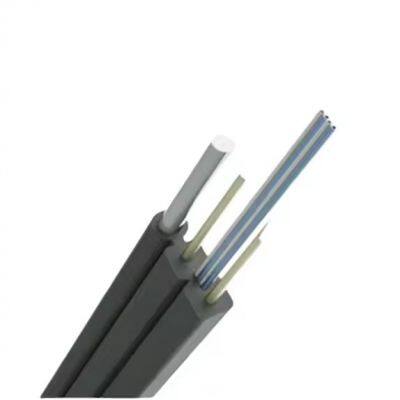 KFRP messenger FTTH Fiber Optic Drop Cable