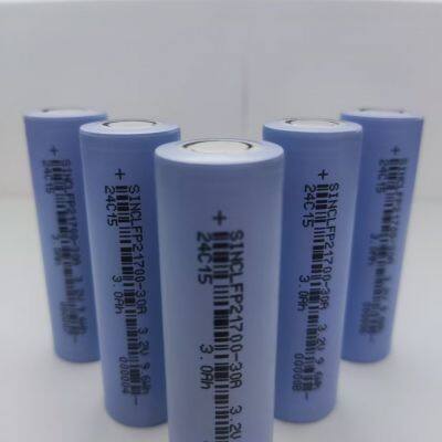 3000mAh li ion battery cell 2170 cylindrical rechargeable cell