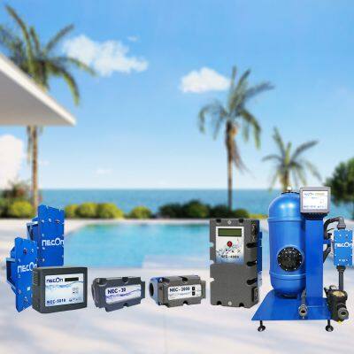 NECON copper silver ion water treatment equipment, swimming pool disinfection equipment. No need to add chemical agents, safe and non irritating