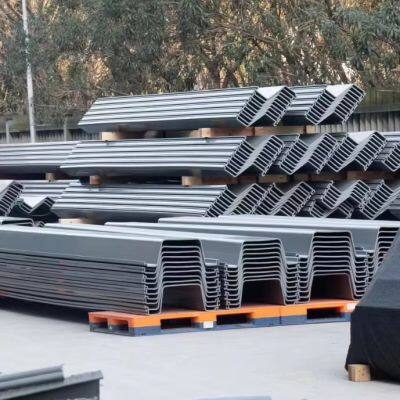 Uilding Materials PVC Pile Plastic Vinyl Sheet Piling for River Bank Reinforcement