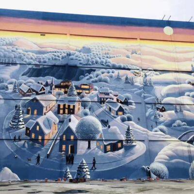 Chaohu High - Altitude External Wall Painting and Graffiti Company - Painting Renovation and Wall Painting for Power Plant Cooling Towers, Chimneys and Factories photo-3