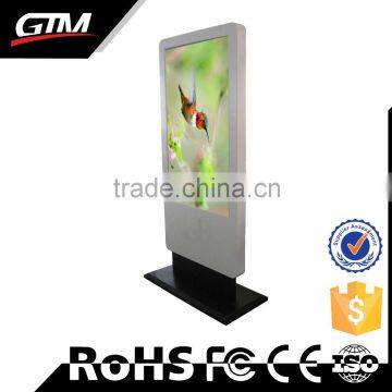 55 Inch Floor Standing Double Sides LCD Advertising Kiosk Wholesale indoor Digital Signage