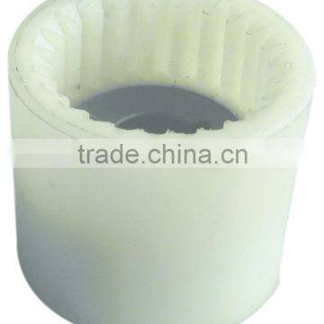 Groove drum coupling, parts of textile machine