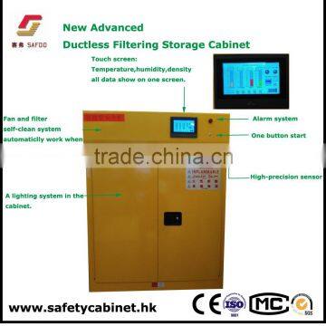 Steel Filteration Safety Cabinet With Self Closed Doors 16 Guage Steel Plate for Highly Flammable Liquids photo-2