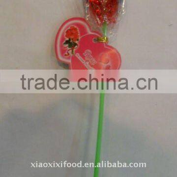 rose lollipop