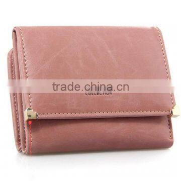 Vintage Genuine Leather Short Women Wallet photo-4