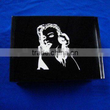 top class black Acrylic jewelry box