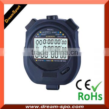 professional stop watch sports timer digital handheld Three rows of display stopwatch with 60 laps model no.ST-3860