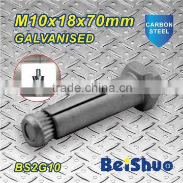 BS2G10 carbon Steel construction fastener fix bolt low price