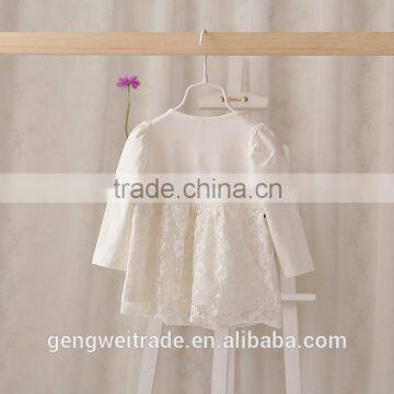 Elegant New Pattern Flower Princess Dress Spring Infant Girl Dress2015 photo-4