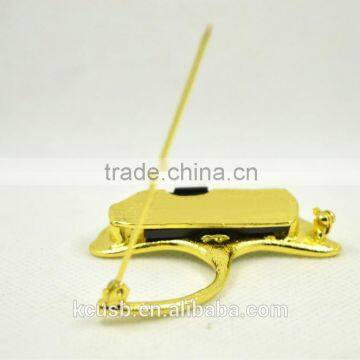 Leaf Shape Pin Usb Flash Drive photo-2